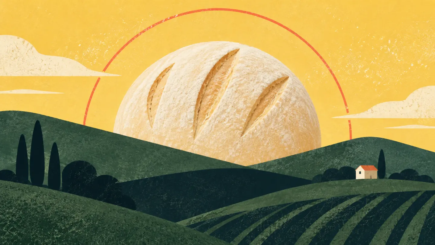 Illustrazione Foodlearn per corso di panificazione