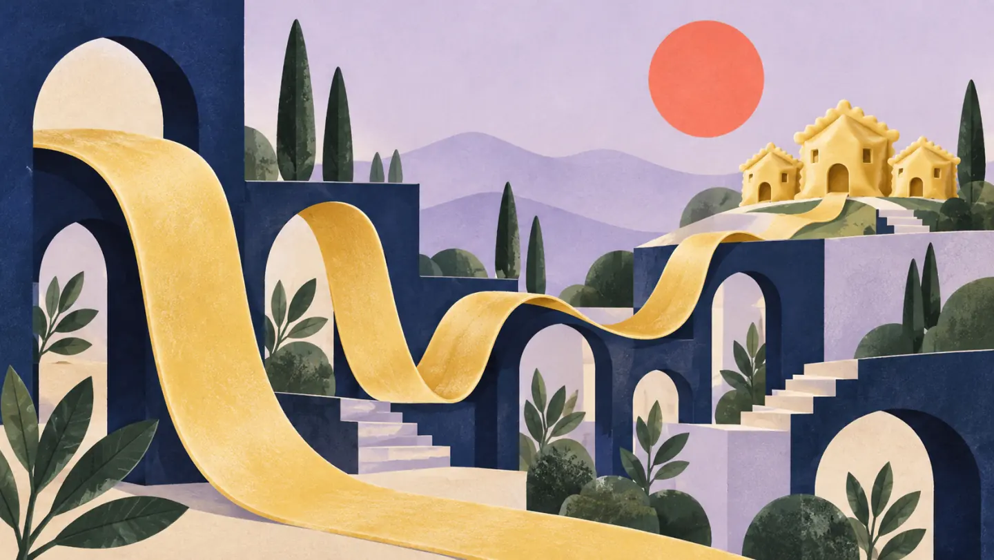 Illustrazione Foodlearn per corso di pasta fresca
