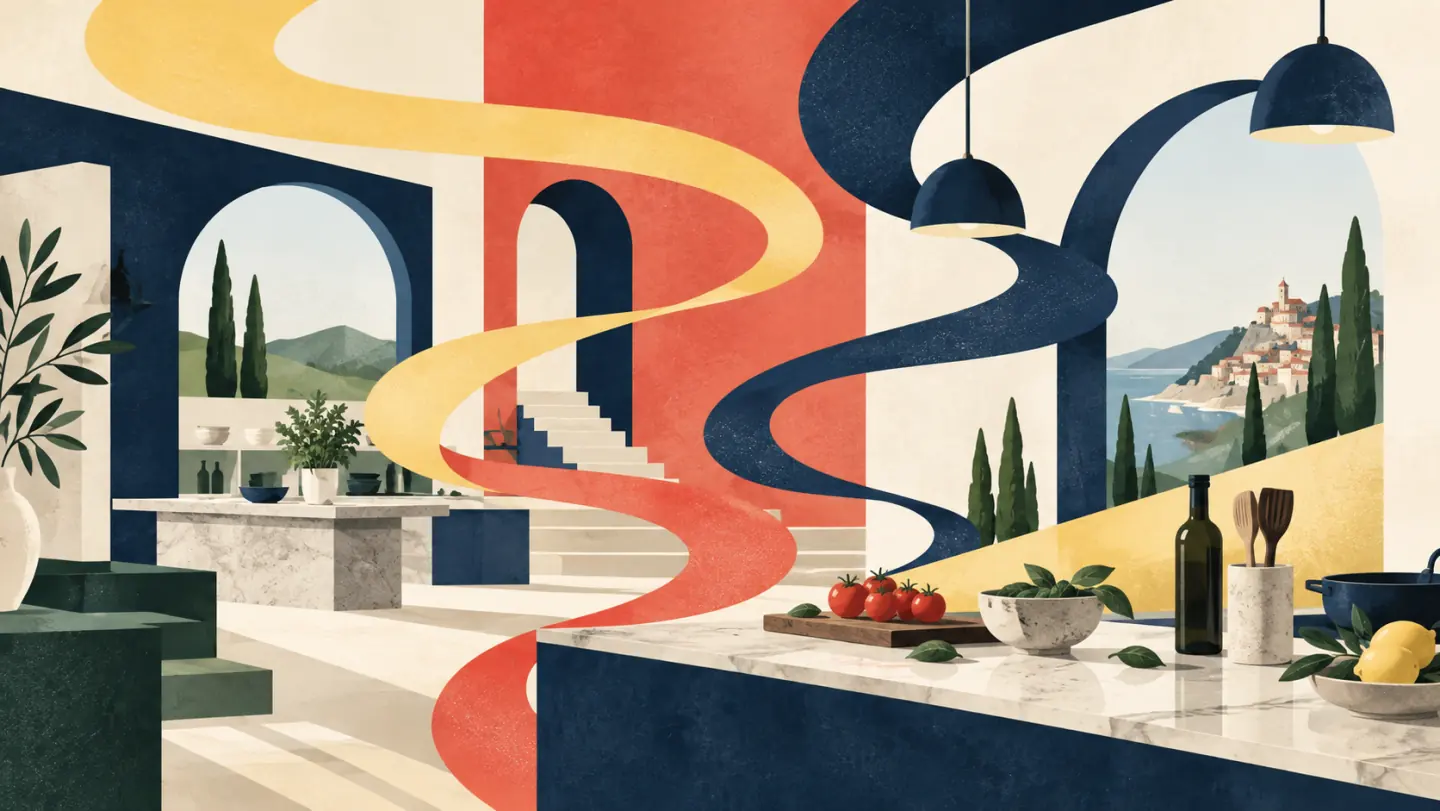Illustrazione Foodlearn per corso di cucina tradizionale