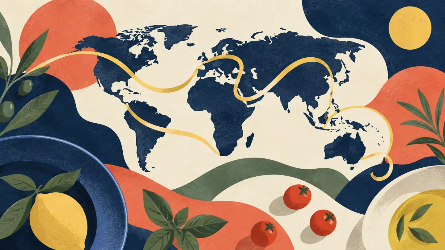 Illustrazione Foodlearn per corso di cucina tradizionale