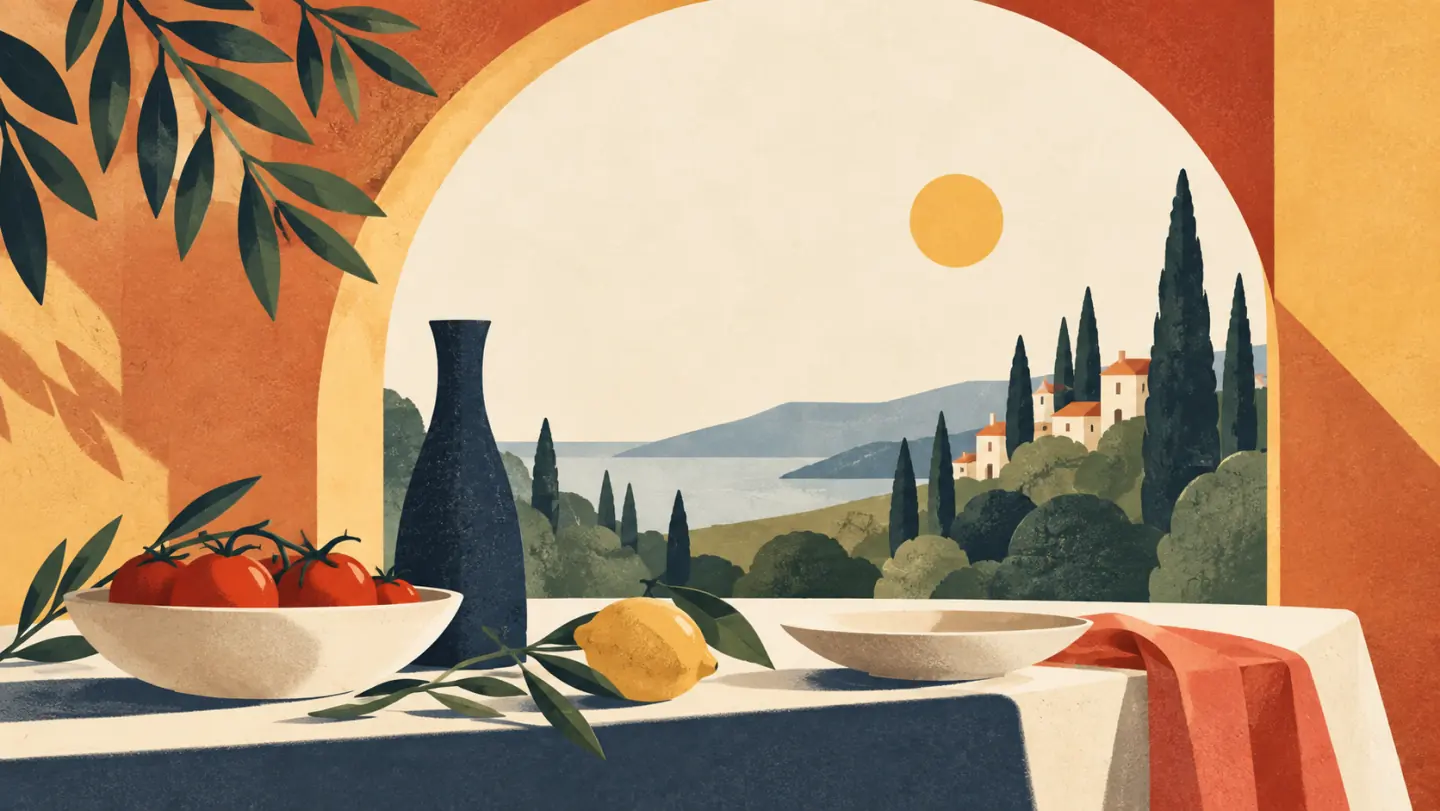 Illustrazione Foodlearn per corso di cucina tradizionale