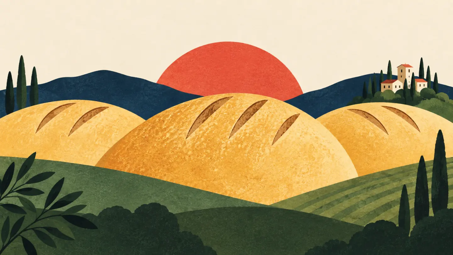 Illustrazione Foodlearn per corso di panificazione